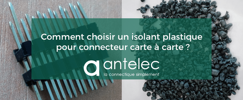 photo de granules plastiques et de défaut sur isolant plastique pour connecteur